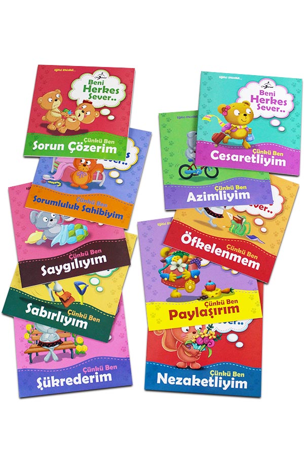 Beni Herkes Sever Aktiviteli Değerler Eğitimi Serisi - 10 Kitap