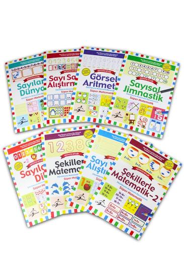 4+ Yaş Etkinliklerle Matematik Öğreniyorum Seti - Süper Matematik