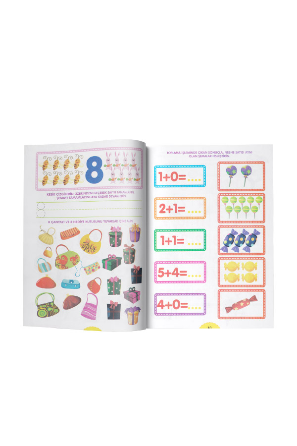 4+ Yaş Etkinliklerle Matematik Öğreniyorum Seti - Süper Matematik